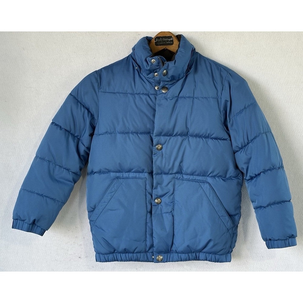 Gap Primaloft Puffer Ski Jacket Winter Boy's Blue Sz Small Pockets